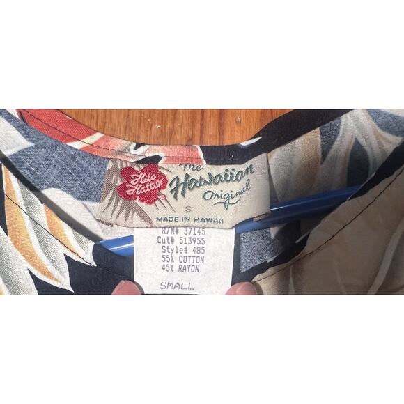 Hilo Hattie Long Maxi Dress Hawaiian Floral Tropical Cotton Rayon Size Small - Picture 6 of 7